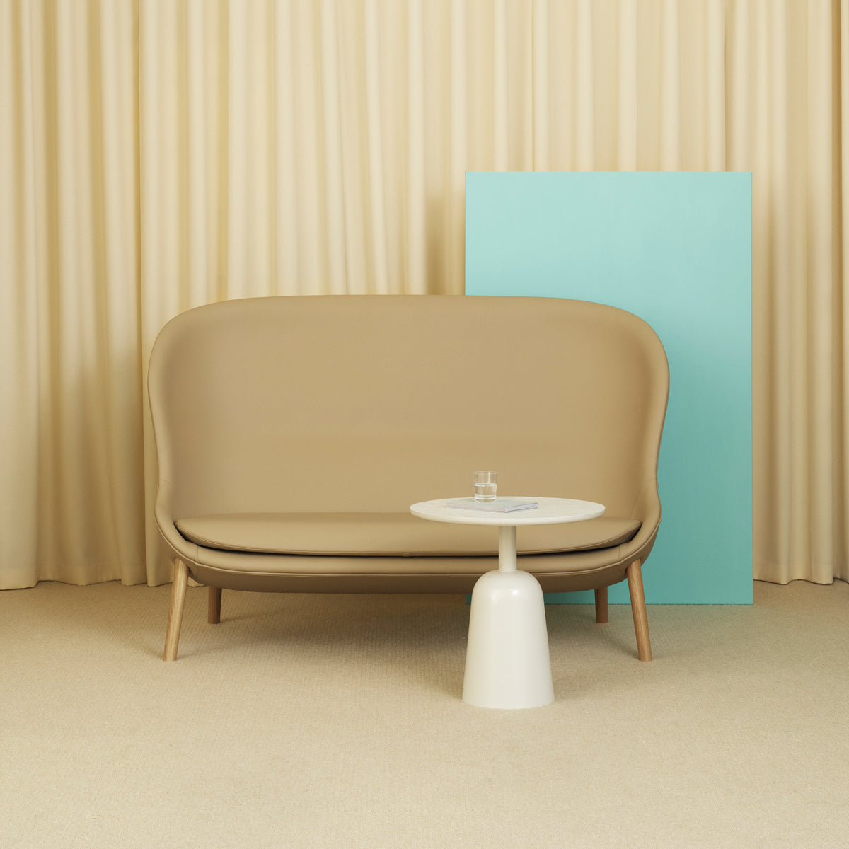 Turn Table by Normann Copenhagen, showing turn table in live shot.