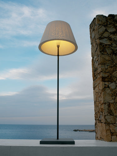 TXL Outdoor Floor Lamp by Marset, showing lower view of the lamp.