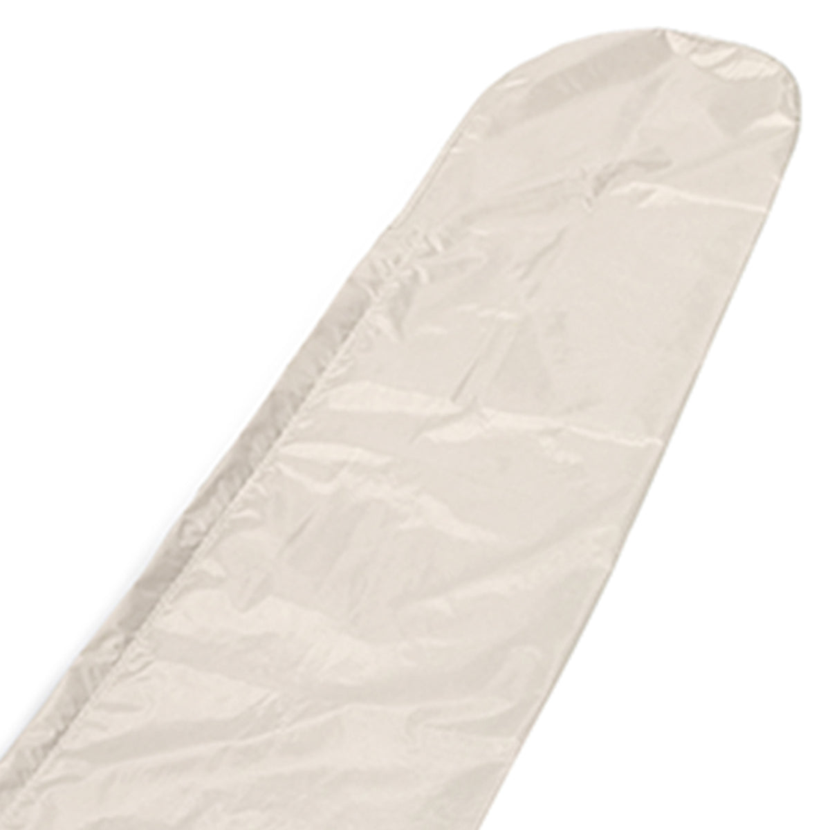 Umbrella Round Cover by Skagerak, showing closeup view of umbrella round cover in white plastic.