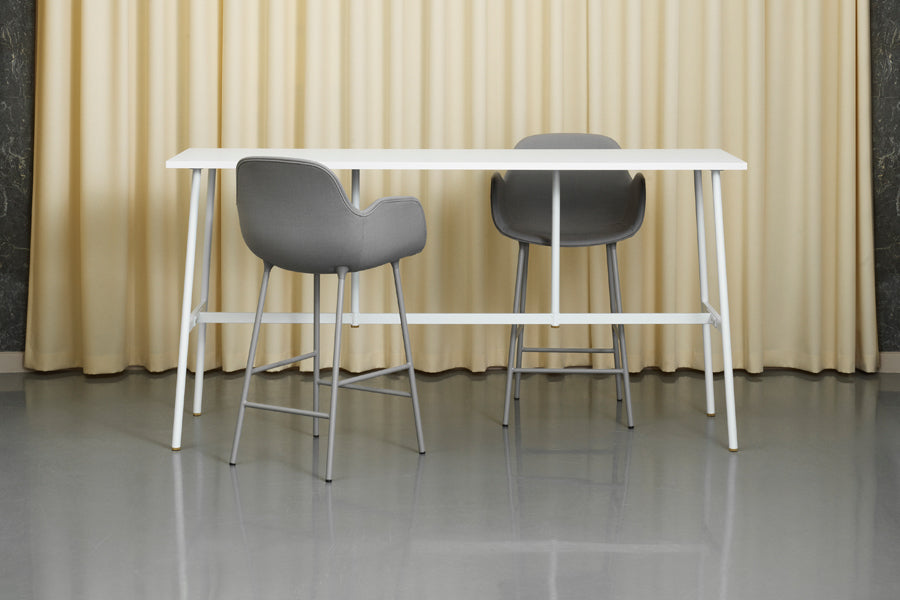 Union Bar Table by Normann Copenhagen, showing union bar table in live shot.