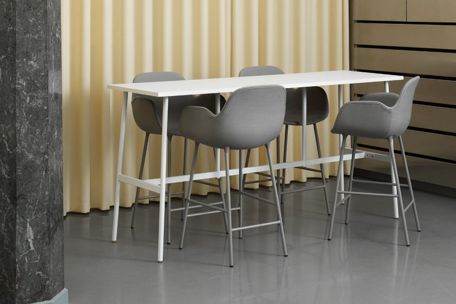 Union Bar Table by Normann Copenhagen, showing union bar table in live shot.