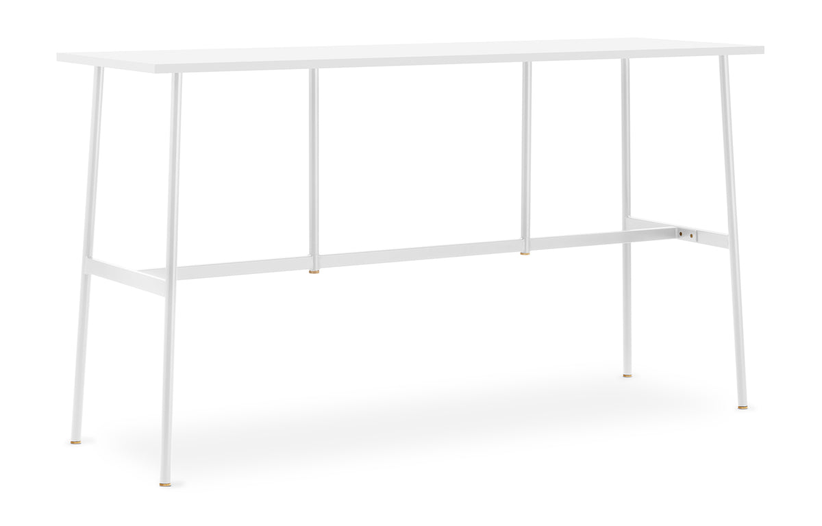 Union Bar Table by Normann Copenhagen - White HPL Top/Steel Legs.