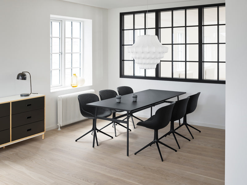 Union Table by Normann Copenhagen, showing union table in live shot.