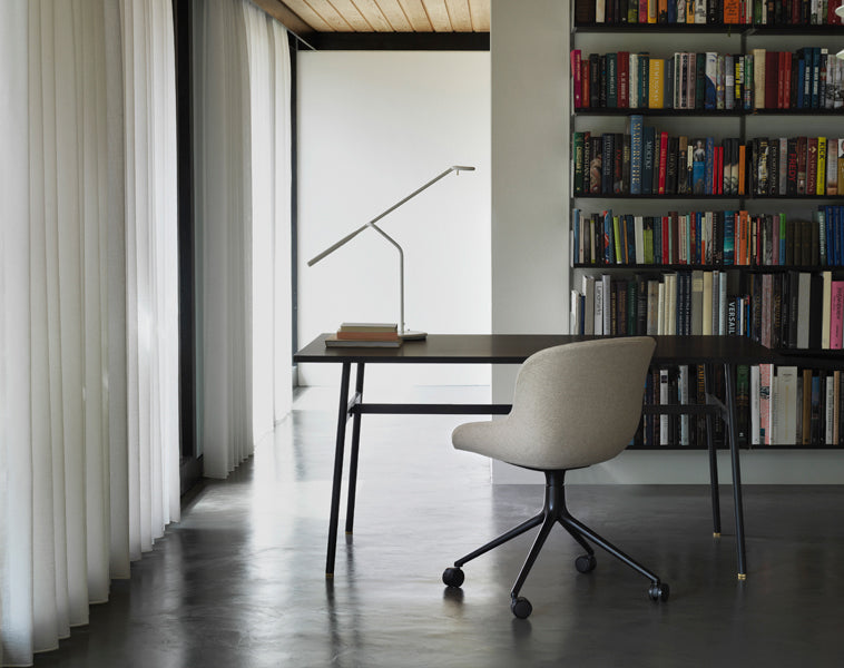 Union Table by Normann Copenhagen, showing union table in live shot.