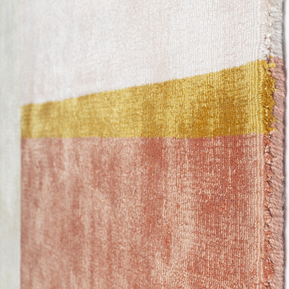 Unite 254.001.000 Hand Woven Rug by Ligne Pure, showing details view of unite hand woven rug.