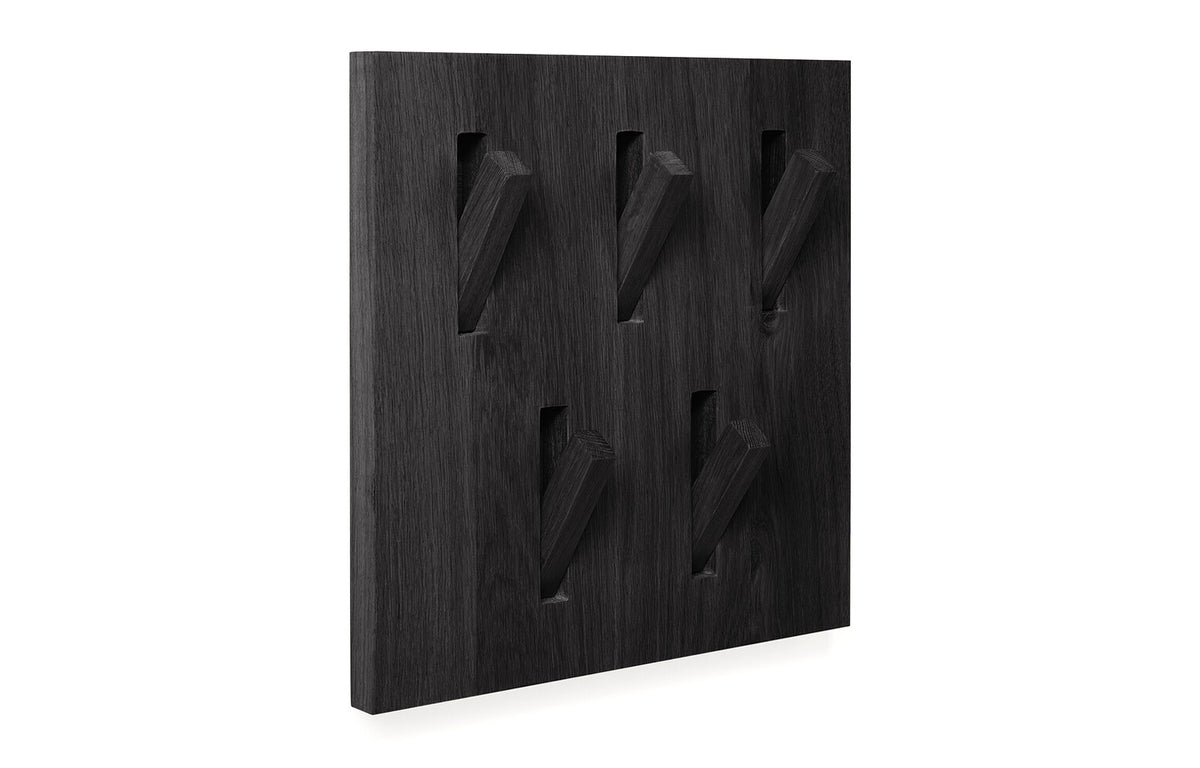 Utilitile Wall Hanger by Ethnicraft - Black Oak Wood.