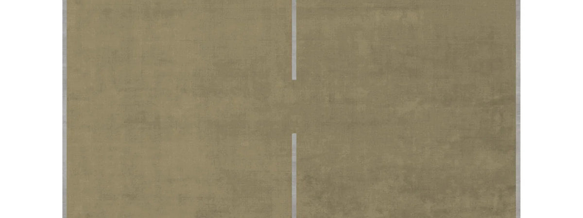 Valley Vielle VE91 Rug by Second Studio, showing closeup view of valley vielle ve91 rug by second studio in olive.