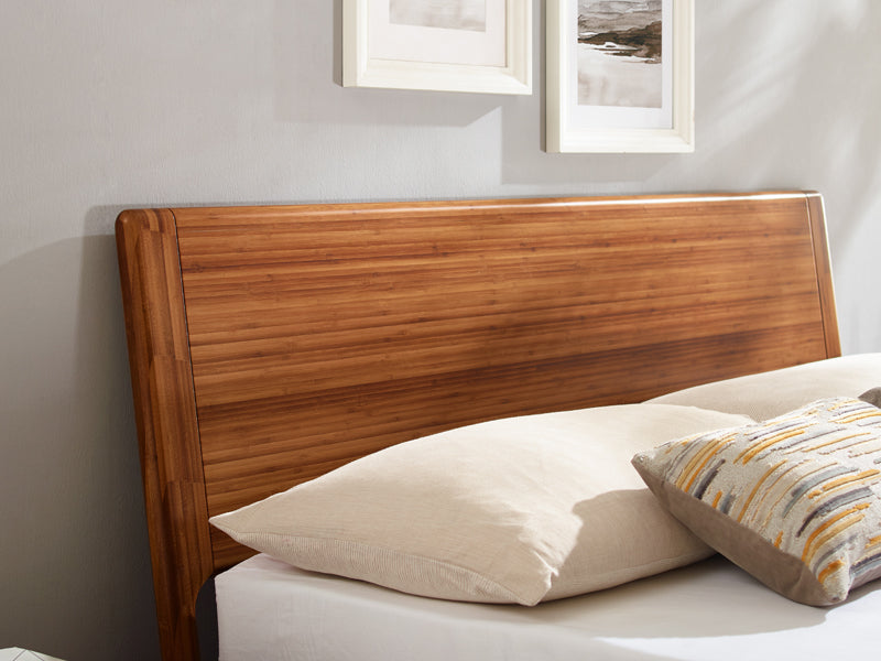 Ventura Bedroom Collection by Greenington, showing closeup view of ventura bedroom collection in live shot.