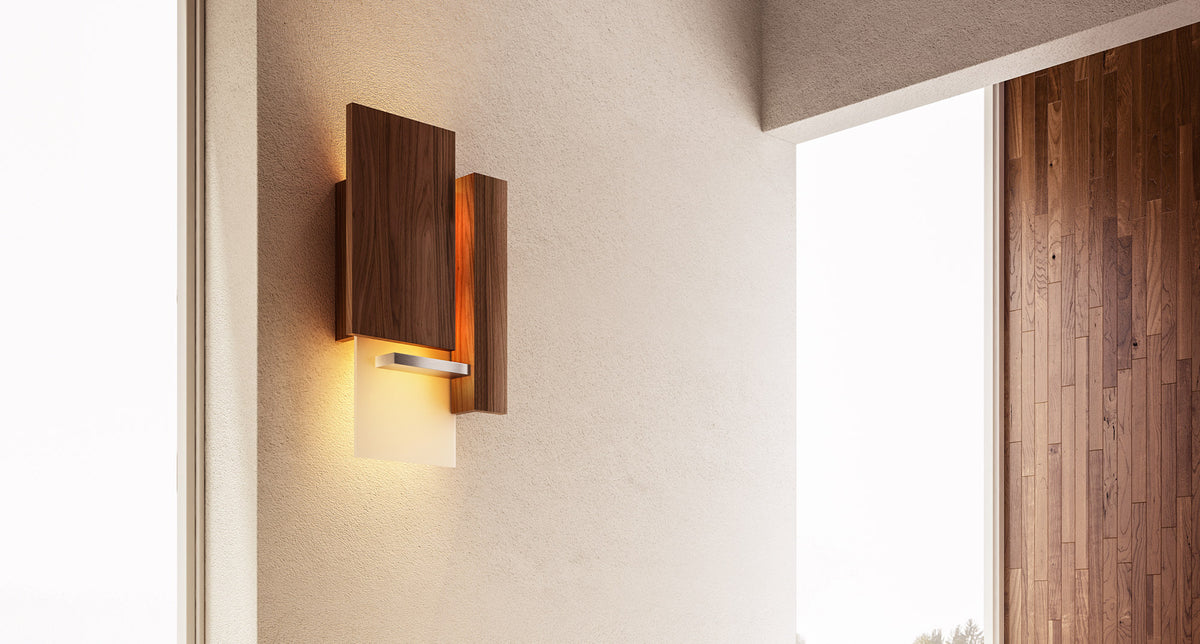 Vesper LED Sconce by Cerno, showing vesper led sconce in live shot.