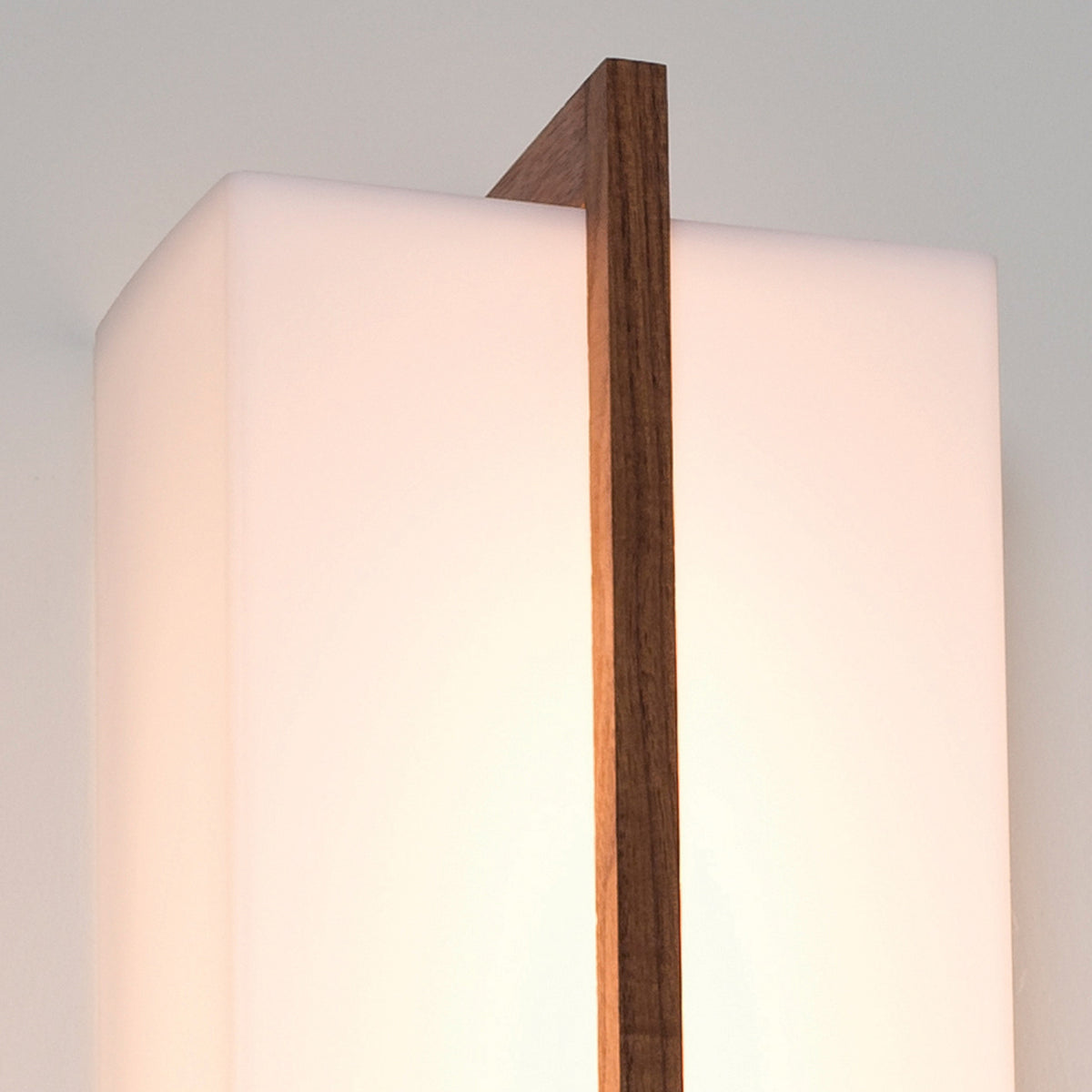 Via Sconce by Cerno, showing closeup view of via sconce in live shot.
