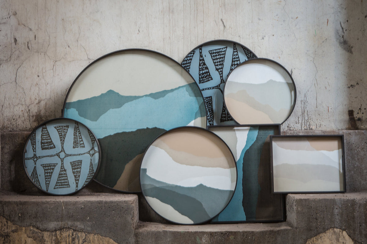 Wabi Sabi Tray by Ethnicraft, showing wabi sabi trays in live shot.