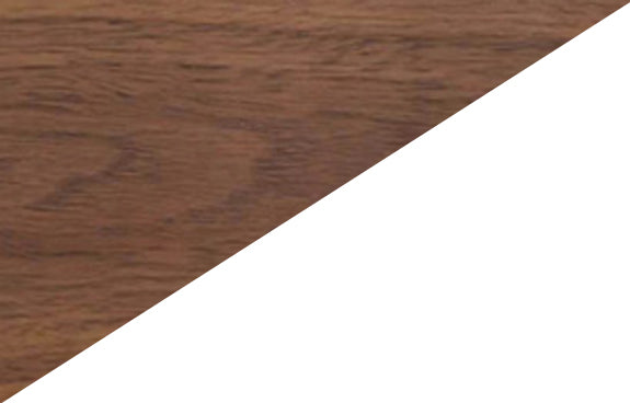Walnut with White Lacquer (Sample)