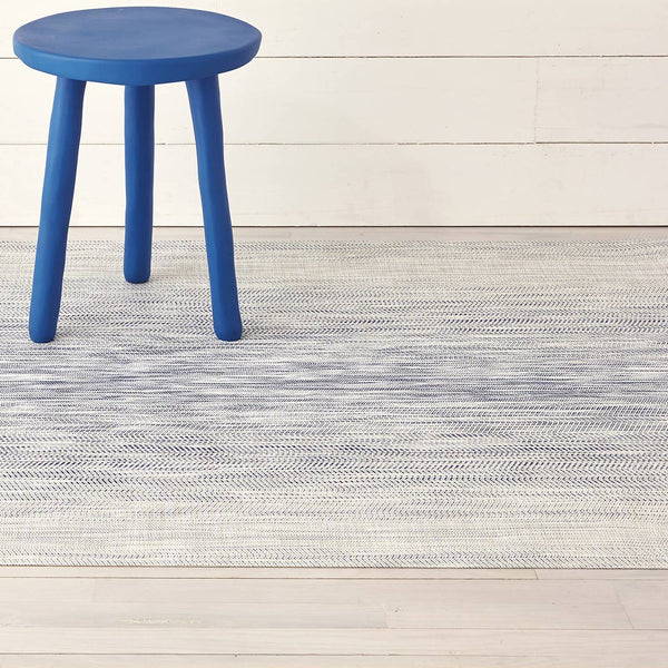 Wave Woven Floor Mat by Chilewich, showing wave woven floor mat in live shot.