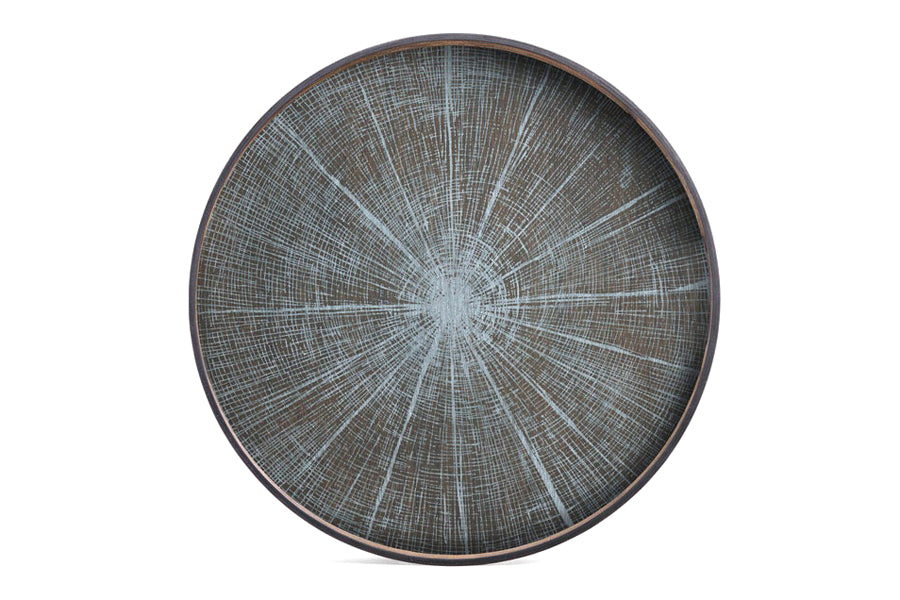 Slices Tray by Ethnicraft, showing top view of slices tray in 36" round.