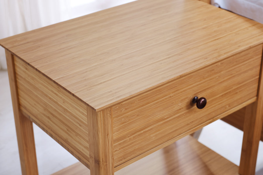 Willow Bedroom Collection by Greenington, showing closeup view of willow bedroom collection in live shot.