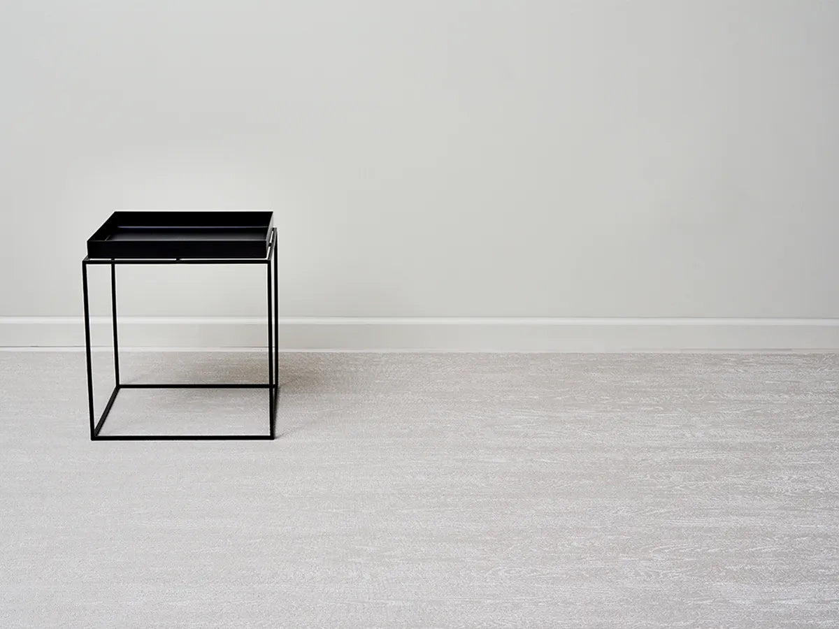 Woodgrain Woven Floor Mat by Chilewich, showing woodgrain woven floor mat in live shot.