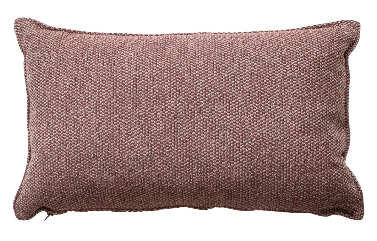 Wove Scatter Cushion by Cane-Line - 13" x 21", Light Bordeaux PP Fabric.