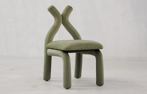 X Chair by Sun at Six - Forest Fabric.