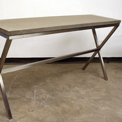 James De Wulf Xavier Console Table by DeWulf, showing xavier console table in live shot.