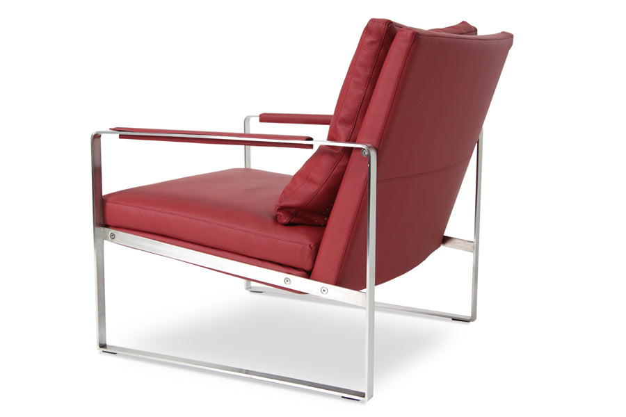 Zara Arm Chair by SohoConcept, showing back angle view of zara arm chair.