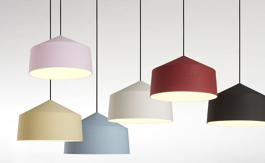 Zenc Pendant by Marset, showing zenc pendants in live shot.
