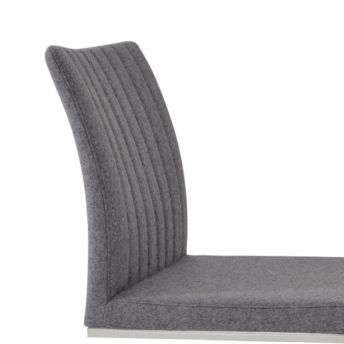 Zeyno Flat Chair by sohoConcept, showing closeup view of flat chair.