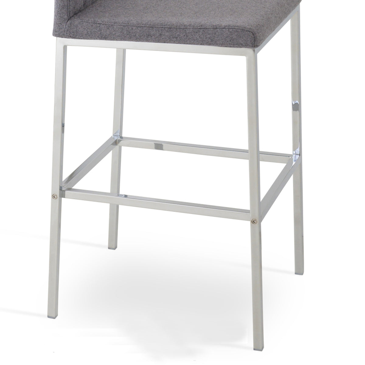 Zeyno Metal Stools by SohoConcept, showing closeup view of metal stool.