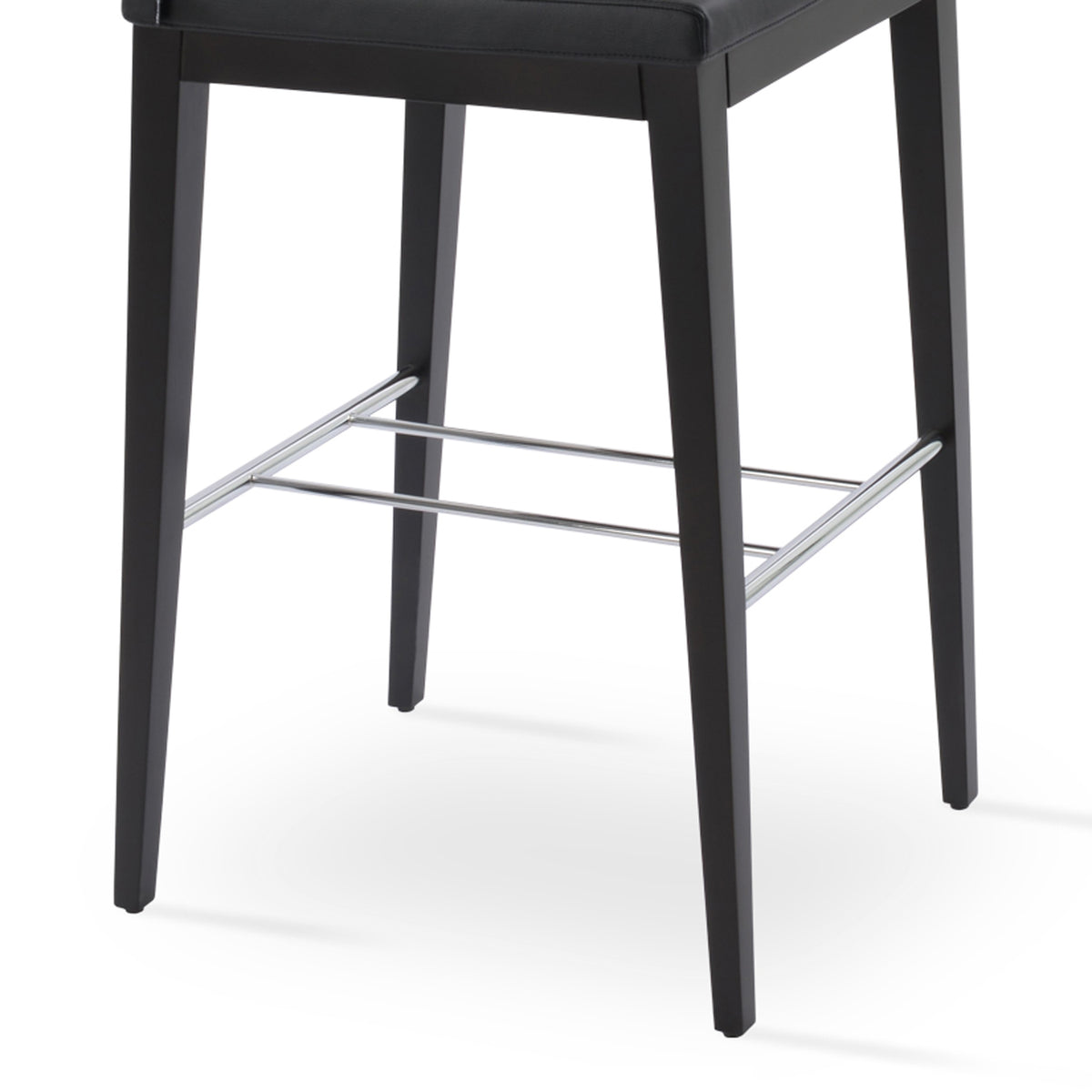 Zeyno Wood Stools by SohoConcept, showing closeup view of wood stool.