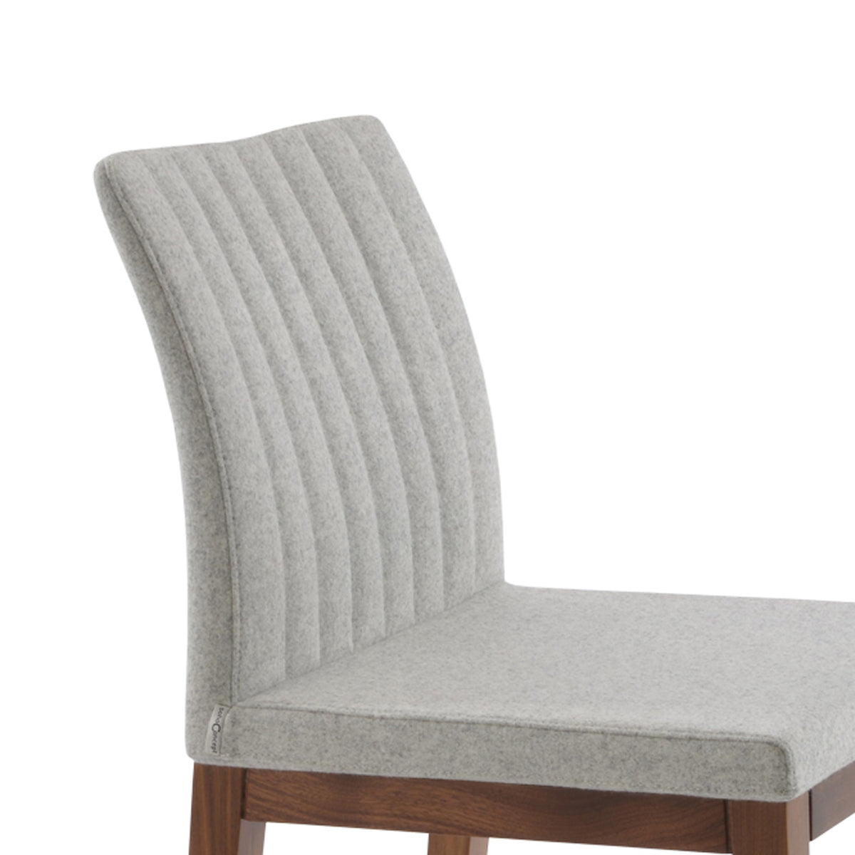 Zeyno Wood Stools by SohoConcept, showing closeup view of wood stool.